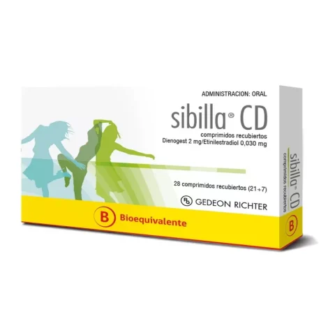 Sibilla® CD Dienogest/etinilestradiol 2/0,03 mg - 28 Comprimidos