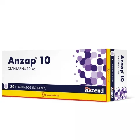 Anzap® Olanzapina 10 mg comprimido recubierto 5MG (30) - CNB