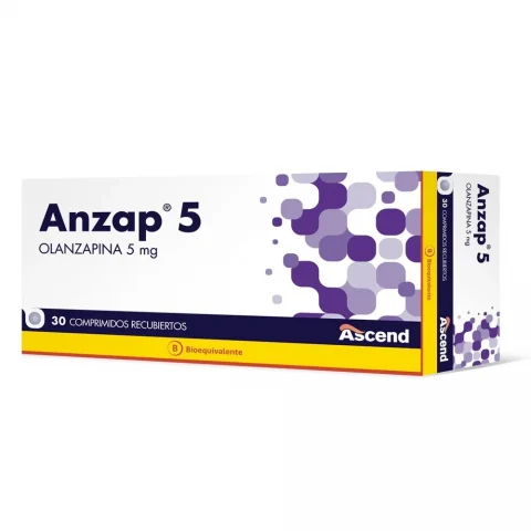 Anzap® Olanzapina 5 mg comprimido recubierto 5MG (30) - CNB