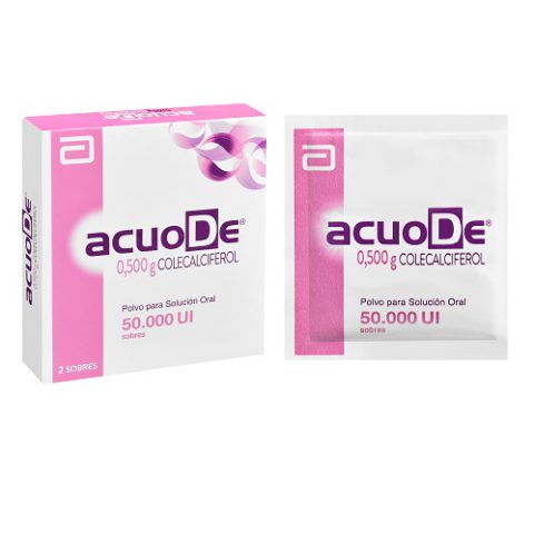 AcuoDe® Colecalciferol 50.000 UI en sobres -2 sobres