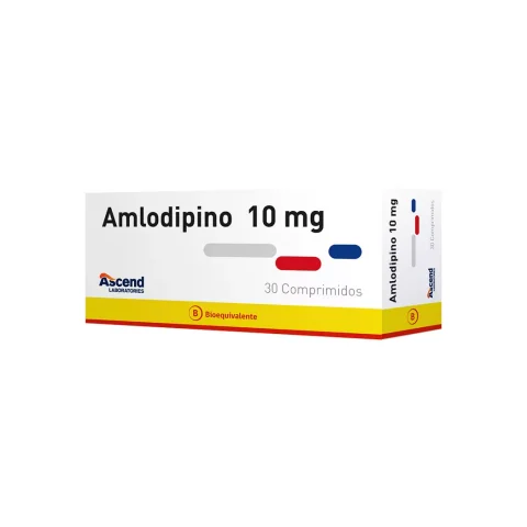 Amlodipino 10 mg 30 comprimido - CNB (Ascend)