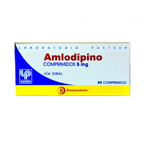 Amlodipino 5 mg comprimidos -30 Comprimidos