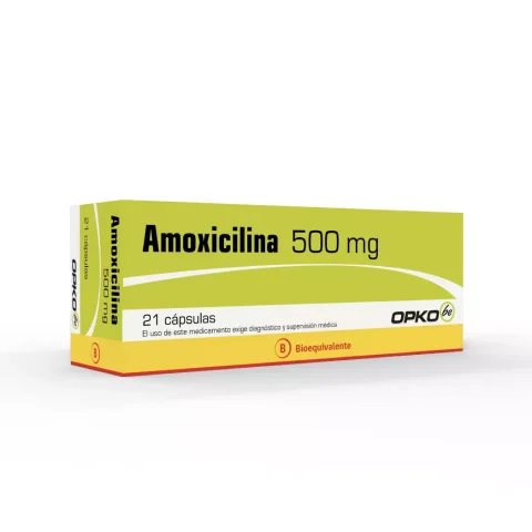 Amoxicilina 500mg 21 Cápsulas