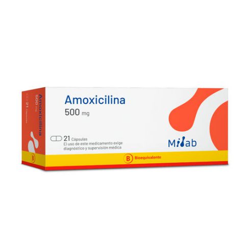 Amoxicilina 500mg 21 Cápsulas