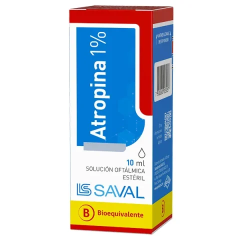 Atropina sulfato 1% Sol. Oftálmica - 10 mL