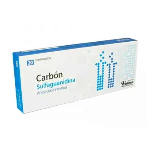 Carbón Activado (Sulfaguanadina) - 20 Comprimidos