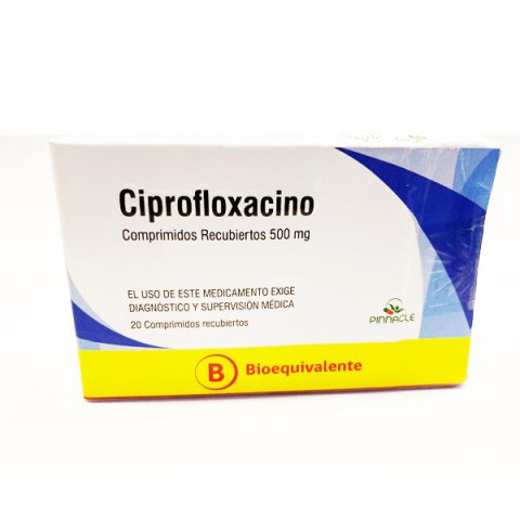 Ciprofloxacino 500 mg - 20 comprimidos - CNB