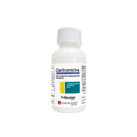 Claritromicina 250mg/5ml Polvo para suspensión oral 60 ml
