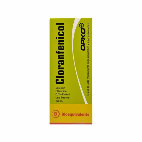 Cloranfenicol sol. oftálmica estéril 0,5% - 10 mL - CNB