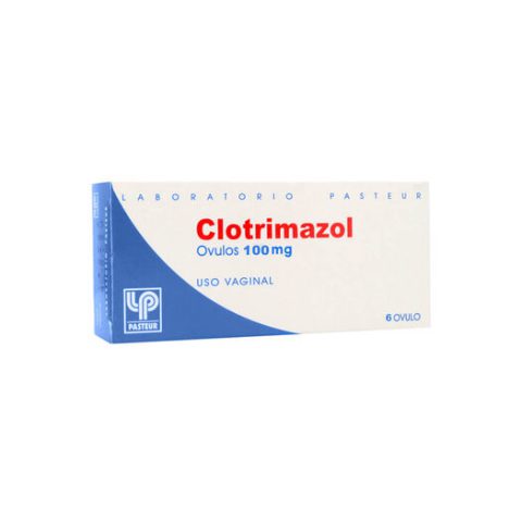 Clotrimazol 100 mg 6 Óvulos
