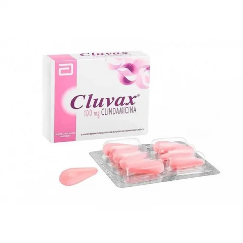 Cluvax®Clindamicina 100mg x  7 Cápsulas Blandas Vaginales