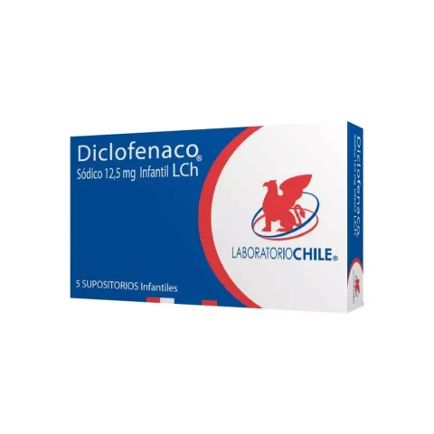 Diclofenaco 12,5 mg 5 Supositorios infantil