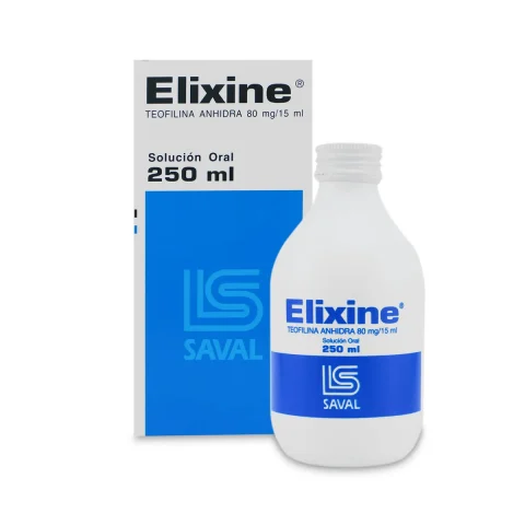 Elixine - Teofilina 80 mg/15 ml Solución oral 250 ml