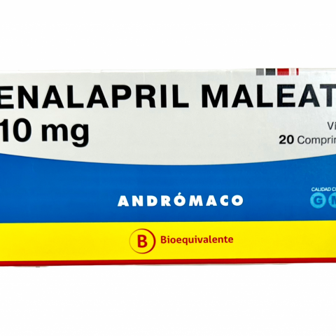 Enalapril 10 mg comprimido - 20 Comprimidos CNB
