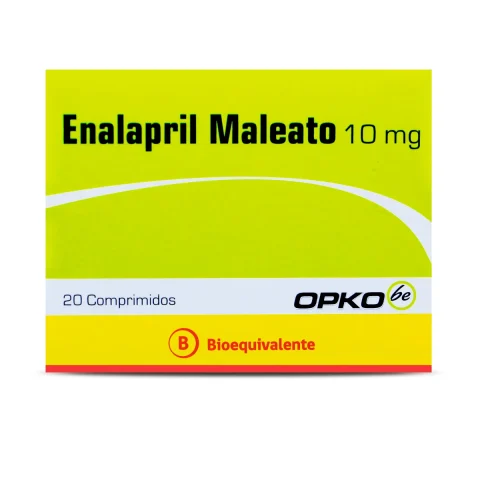 Enalapril (maleato) 10 mg 20 Comprimidos