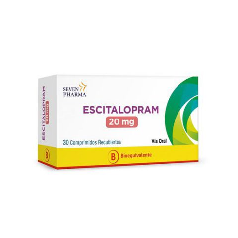 Escitalopram 20 mg comprimido - 30 comprimidos CENABAST