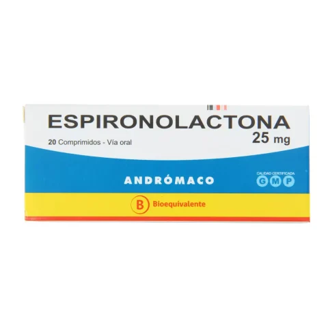 Espironolactona 25 mg 20 Comprimidos