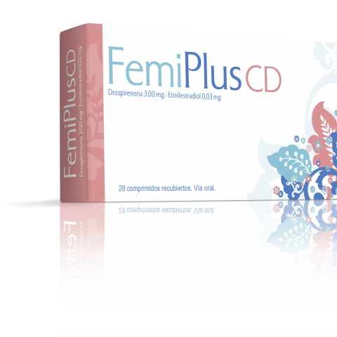 Femiplus®CD Drospirenona/etinilestradiol 3/0,03 mg comprimido recubierto - 28 comprimidos