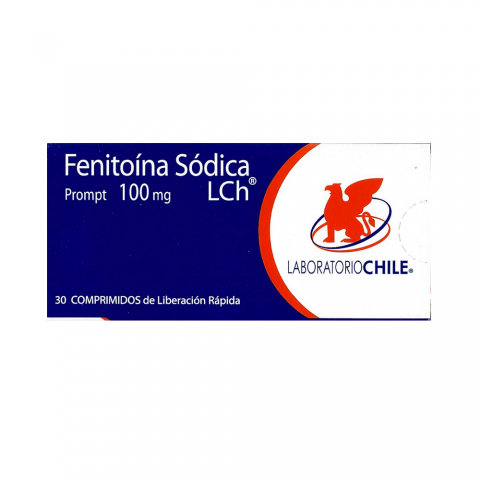 Fenitoina LCh®100 mg 30 Comprimidos