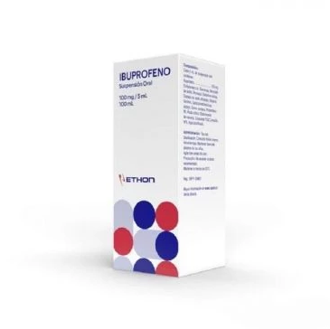Ibuprofeno 100 mg/5mL Suspensión oral 100 mL