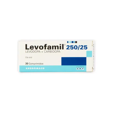Levofamil® Levodopa/Carbidopa 250/25 mg 30 Comprimidos