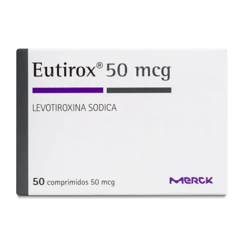 Eutirox® 50 mcg Levotiroxina sódica 50 mcg 100 Comprimidos
