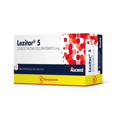 Lezitar® Levoceterizina 5mg x  30 Comp Recubierto