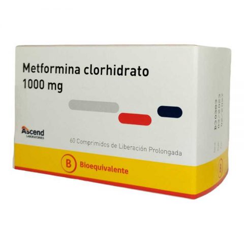 Metformina 1000 mg comprimido liberación prolongada - CNB