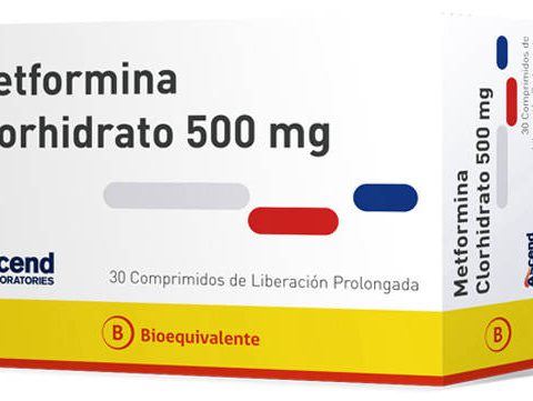 Metformina 500 mg comprimido de Liberación prolongada - CNB