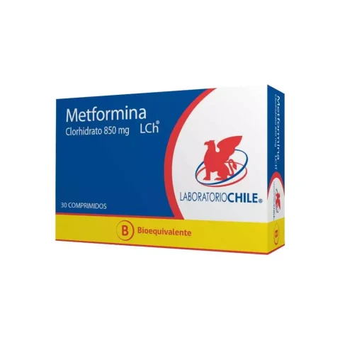 Metformina (clorhidrato) 850 mg 30 Comprimidos