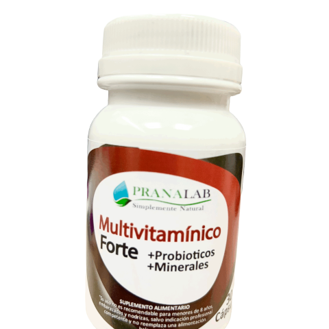 Multivitamínico Forte (+Probiótico; + Minerales) - 30 Cápsulas