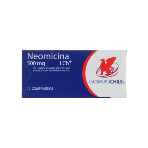 Neomicina 500 mg 12 Comprimidos