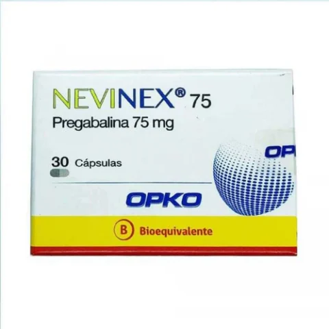 Nevinex® Pregabalina 75 mg - 30 Cápsulas CNB