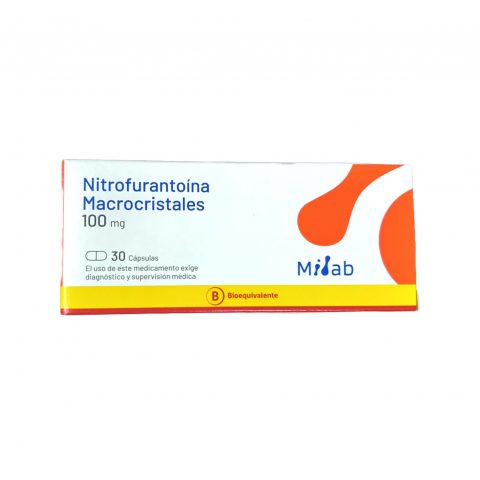 Nitrofurantoína Macrocristales 100 gm Comp - 30 Comprimidos CNB