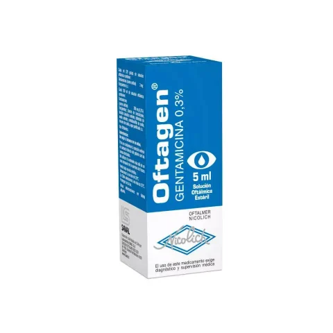 Oftagen - Gentamicina (sulfato) 0,30% Solución oftálmica 5 ml