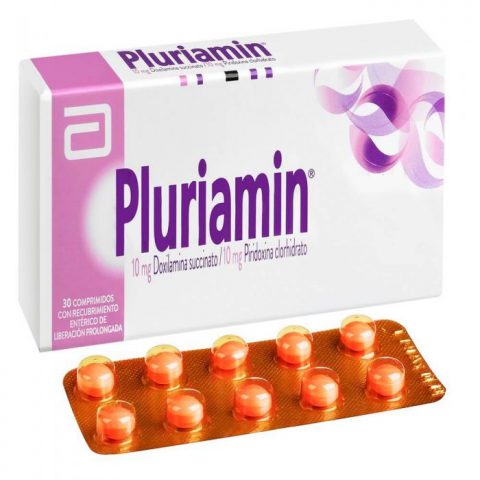 Pluriamin® Doxolamina / Piridoxina  10/10 mg comprimido - 30 comprimidos