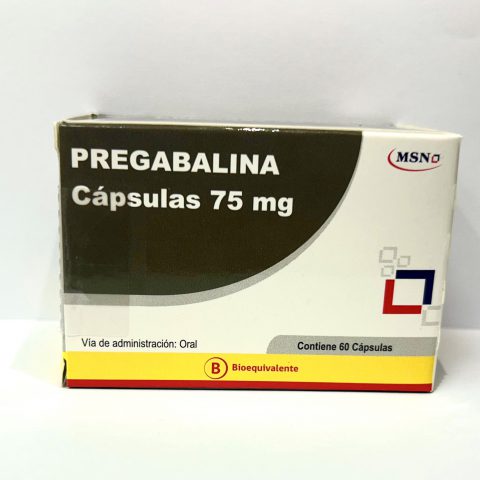 Pregabalina 75 mg Cápsula - 60 Cápsulas CNB