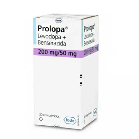 Prolopa® Levodopa 200mg/ benserazida 50mg 30 Comprimidos Frasco - CNB