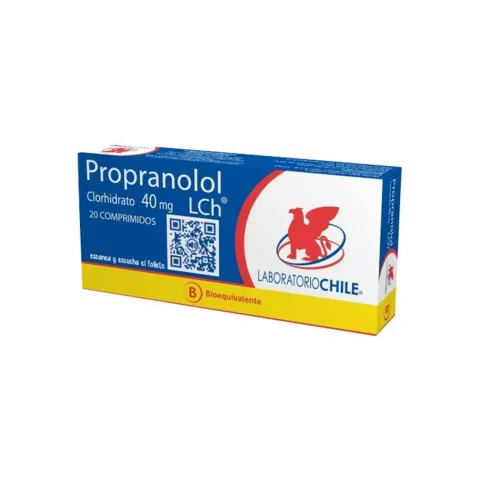 Propranolol LCh® 40 mg - 20 Comprimidos