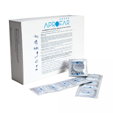 Condón masculino IPPF/ APROFAR (caja 144 unidades)