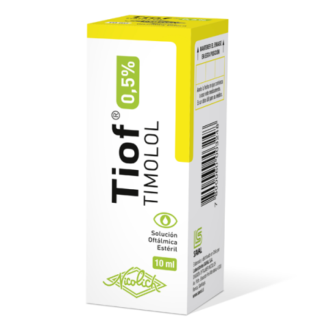 Tiof® Timolol 0,5% sol.oftálmica estéril - 10 mL
