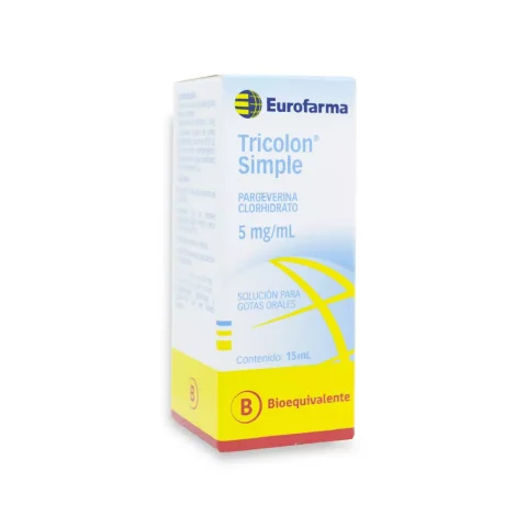 Tricolon® Pargeverina clorhidrato 5 mg/mL gotas para sol. oral -15 mL