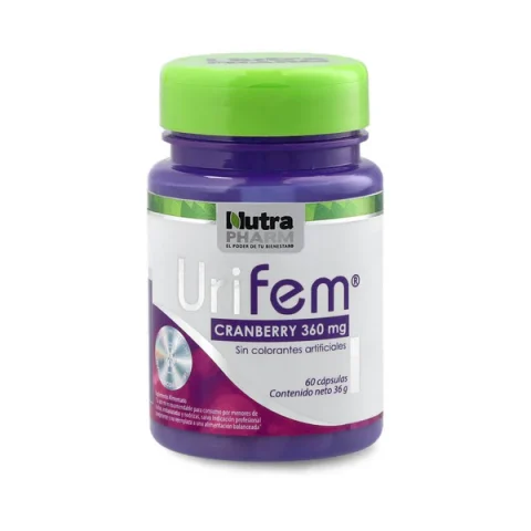 Urifem® Cranberry 360mg - 60 Cápsulas