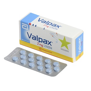 Valpax® Clonazepam 2 mg comprimido - 30 Comprimidos CNB