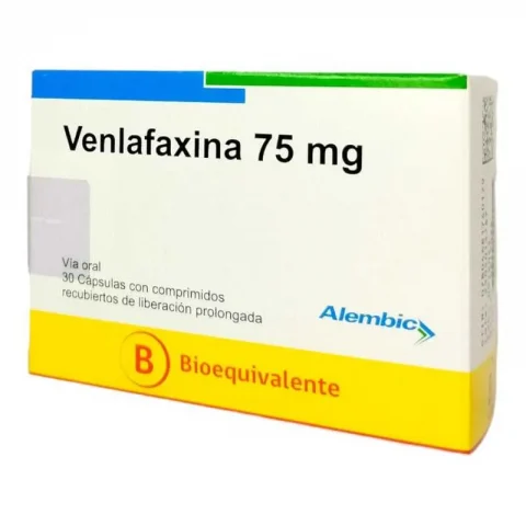 Venlafaxina 75 mg - 30 Cápsulas con comprimidos recubiertos CNB