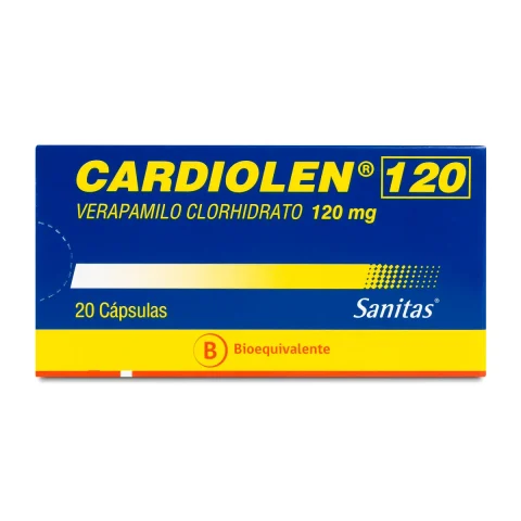 Cardiolen®  Verapamilo clorhidrato 120 mg - 20 Cápsulas