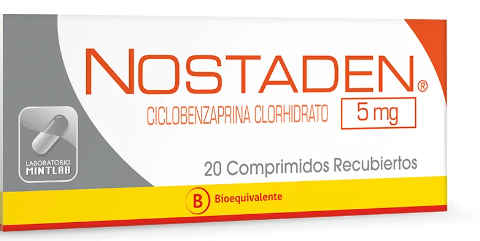 Nostaden® Ciclobenzaprina 5 mg - 20 comprimidos recubiertos